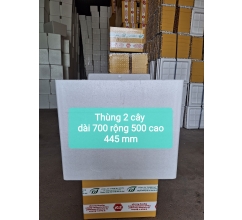 Thùng xốp 2 cây dài 700 rộng 500 cao 445