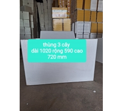 Thùng xốp 3 cây dài 1020 rộng 590 cao 720